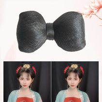 Ancient costume wig full hair silk soft flower thousand bones butterfly hair bag photo studio photo hair bun film and television performance stage shape