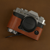Fuji XT30 XE4 XT200 leather case camera bag leather protective cover half set base VR original cowhide