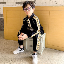 Boomer boy sports suit childrens clothing handsome in fashion 2022 Spring autumn season new boy fashion two sets