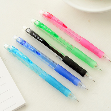 【满39包邮】三菱m5-100 自动铅笔 彩色笔杆自动按动铅笔 0.5mm