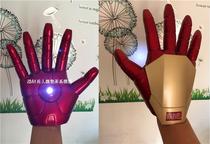 Spot Steel Man helmet wearable LED luminous palm 1:1 adult steel man gloves