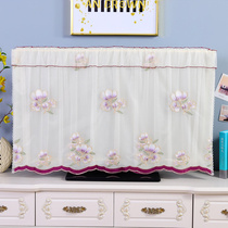 Liquid crystal television set dust cover sitting with universal lace TV cover 55 inch 60 inch TV cover towels boot up not to be taken