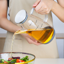 High boron silicone oil jug glass with soy sauce vinegar seasoning bottle not hanging oil large oil bottle Home Kitchen Oil Storage Tank Pot