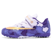 C Romey West 2022 new students Childrens magic sticker football shoes men and women artificial lawn TF Crushed Nails Training Shoes