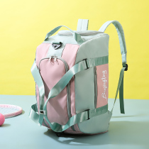Dry Wet Separation Sports Bag Backpack Woman Large Capacity Double Shoulder Bag Mens Fitness Travel Light Portable Single Shoulder Diagonal Satchel Bag