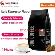 Italy espresso flavor coffee beans ground powder 454g