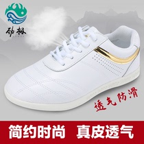 Taiji shoes beef tendons leather Tai Chi shoes spring and autumn breathable men and women martial arts training shoes