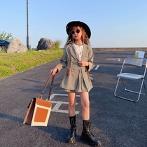 Girls suit suit tide suit show small suit stage tide spring and autumn two-piece Zhongdai autumn bombing Street