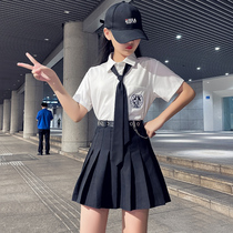 jk uniform girl Autumn dress genuine summer childrens clothing long sleeve college style dress girl skirt autumn Primary School