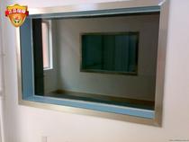  Package detection through 800*1000*12mm lead glass radiation-proof lead glass ctdr and other observation windows