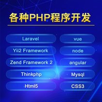 php program development php secondary development Website construction and maintenance laravel Thinkphp