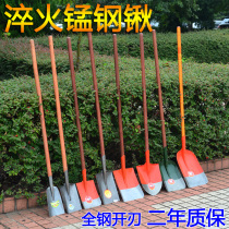 Agricultural steel shovel pointed shovel flat head shovel shovel shovel shovel steel bucket shovel vegetable garden planting vegetable pine soil transplanting tree shovel