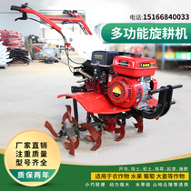 Multifunctional two-wheel drive micro-Tiller small diesel rotary tiller weeding and loosening soil Tiller agricultural walking tractor