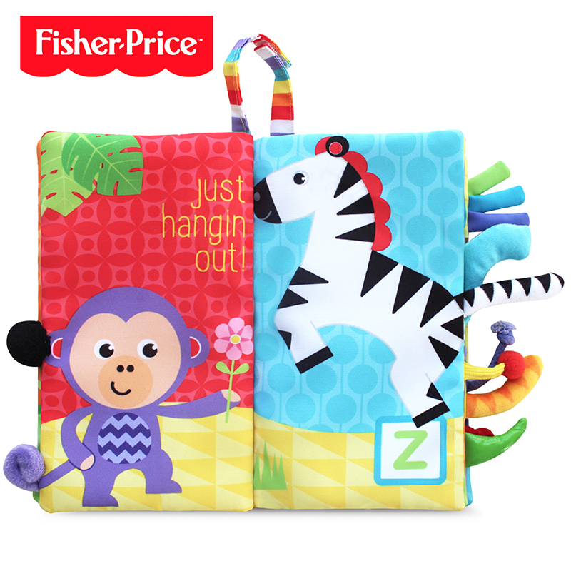 Fisher Baby Stereo Cloth Books with Sound Paper Baby Palm Books