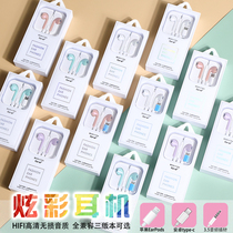 Original universal wired headset oppo Huawei vivo xiaomi Apple colorful in-ear call headset plug