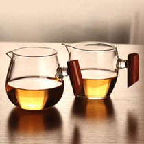 Japanese-style heat-resistant glass Road cup tea division Tea Sea public Cup uniform Cup kung fu tea ceremony accessories solid wood is not hot