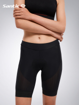 Santic Sen Getaway 21ss Riding Shorts Women Breathable Comfort 50% Riding Pants Bikes Cycling Pants