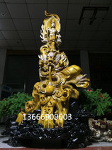 Shen Wood Jinsi Nan root carving ornaments wood carving root art cliff Cypress ornaments Golden camphor tea table Big Red sour branch