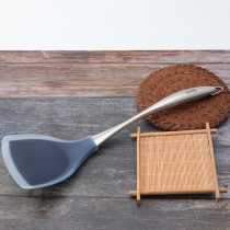 Order clearing leaking silicone spatula high temperature resistance high quality non-stick pan with stainless steel handle medium and small spatula