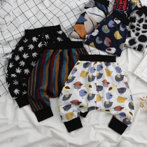 Original ~ Chauffan ~ Chauffin Childrens baby baby large crotch 90% pants male and female pure cotton thin section large pp Halen pants