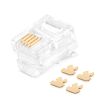 powersync ACPTA64NPA 6P4C telephone Crystal Head 50 into the package 6P2C ACPTA62NPA