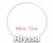 Alyssa professional art gymnastics circle-White size note 60 65 70 75cm does not return the emphasis