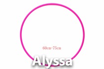 Alyssa professional art gymnastics circle-bright pink size note 60 65 70 75cm not returned