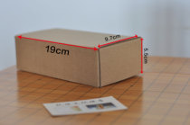 Corrugated paper business card box Kraft paper business card box Packing business card box Can hold 500 business cards business card box