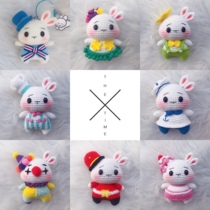 Manual DIY crochet wool line doll 490 crooked rabbit Chinese Electronic Tutorials Tutorial germination paparazzi popularity recommend