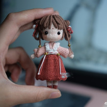Handmade DIY crochet wool doll 492 Zhizhi doll Chinese electronic graphic tutorial cute doll popular recommendation