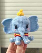 Handmade DIY Crochet Doll 13 Small Flying Elephant Electronic Tutu Tutorial Cute Doll Small Paparazzi Popularity New Recommendation