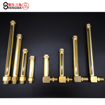 St. Ma L-type oil level indicator DIN3018 straight pipe type oil standard copper tubular oil standard level gauge GB1162