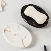 Soap Box ceramic Nordic ins light luxury soap box toilet creative soap tray household soap dish soap box