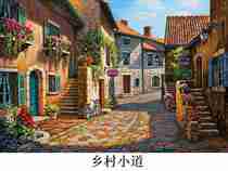 Wood Puzzle Pieces 300500 1000 Pieces Adults Decompression Childrens Puzzle Fun Toy Wind Landscape Painting Countryside Trails
