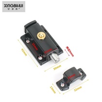 Automatic spring stainless steel surface latch lock lock door and window door bolt door buckle toilet wooden door anti-theft door lock door pin