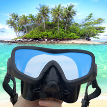 Taiwan vdive diving mirror cover goggle snorkeling triple-treasure mirror breathing tube suit water lung deep diving equipment