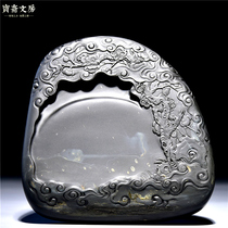 National Intangible Cultural Heritage Dark Fragrance Floating Landscape Series Boutique Laokeng Longwei Inkstone Study Four Treasures Inkstone Collection Edition