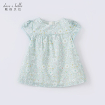 David Bella childrens clothing summer girls dress 2021 childrens baby Western style princess skirt new childrens skirt