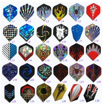 (Buy 3 get 1 piece) High-grade reflective laser dart wing dart tail laser dart leaf 20 optional