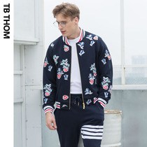Embroidered mens baseball clothing fashion personality jacket jacket spring new Korean trend