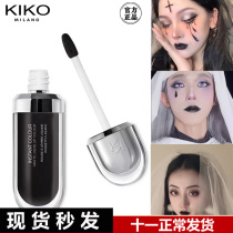 Spot ~ KIKO Black lipstick lip glaze 15 mouth Black European and American demon Halloween cosplay 130 325