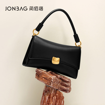 Jane Bai Ge original ladies bag 2021 new black Hand bag female niche commuter shoulder crossbody bag