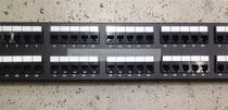 50-Port telephone distribution frame 19-inch voice jumper cabinet phone call cable rack 2U