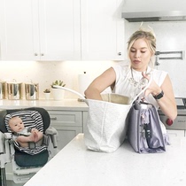 American extravagant TOTE SAVVY multifunction mommy bag diaper bag liner bag apply most of tote bag