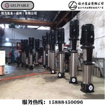 Vertical variable frequency multistage centrifugal pump High pressure industrial water supply pipeline constant pressure circulation high lift ABB booster pump