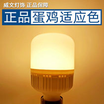 Chicken farm yellow warm light bulb warm light 5W E27 screw 5w energy-saving lamp 10W warm light chicken with three anti-models