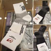 Korean MASTER BUNNY golf socks 21 autumn golf male letter elastic breathable short tube socks