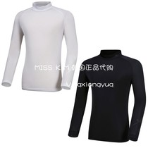 South Korea Munsingwear 21 summer golf suit men stand collar cold feeling base long sleeve T-shirt