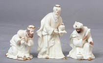  Export to Europe and the United States ceramic crafts Three Kingdoms King New House Christmas decoration home decoration Porcelain doll gifts
