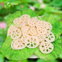 Simulation resin lotus root Lotus root size lotus root model fake lotus root Lotus Root broken silk window display childrens toy props